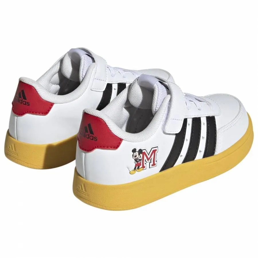 ADIDAS BREAKNET IG7163  X DISNEY MICKEY MOUSE SHOES KIDS CLOUD WHITE/CORE BLACK